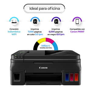 Impresora Multifuncional Canon Pixma G4110 Wi-Fi Tinta Continua